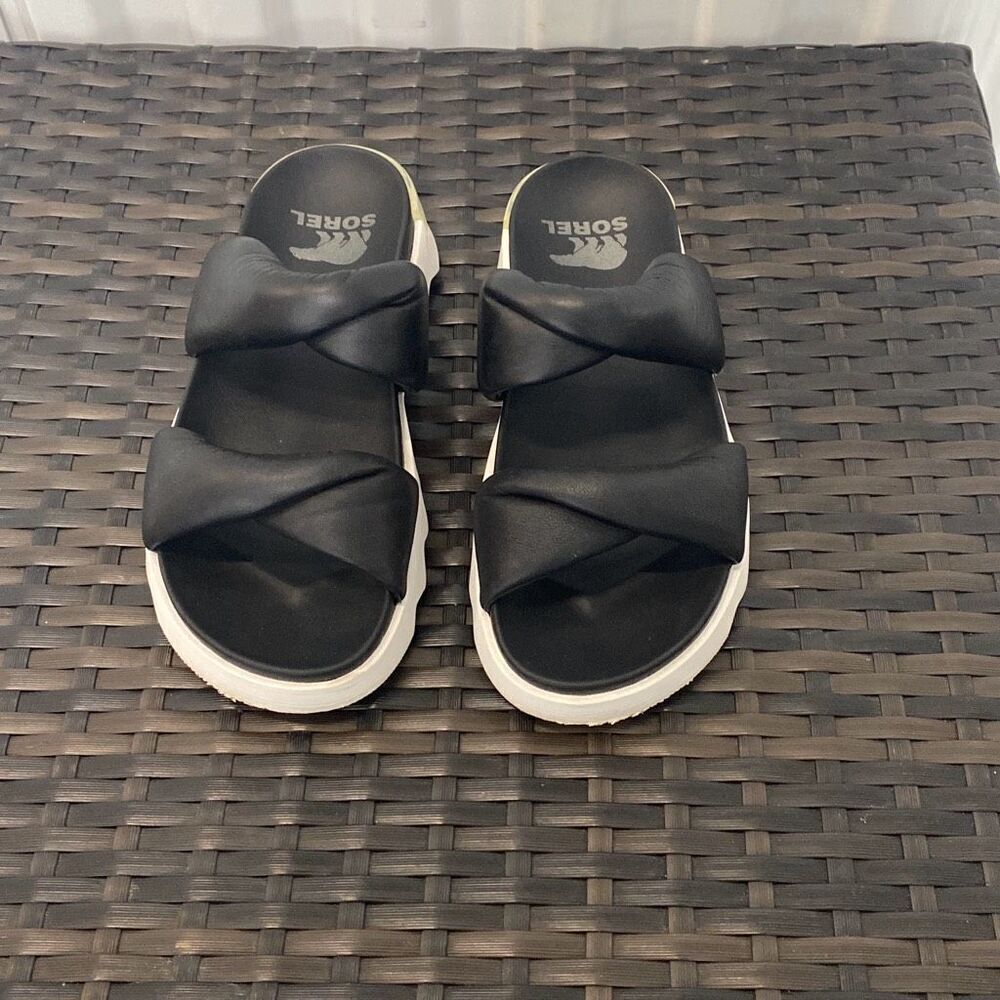 Sorel Viibe twist, slides sandals, women’s size 7.5